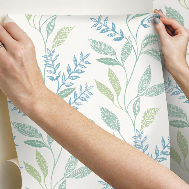 Cottage Vine Peel & Stick Wallpaper Peel and Stick Wallpaper RoomMates   