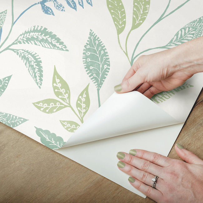 Cottage Vine Peel & Stick Wallpaper Peel and Stick Wallpaper RoomMates   