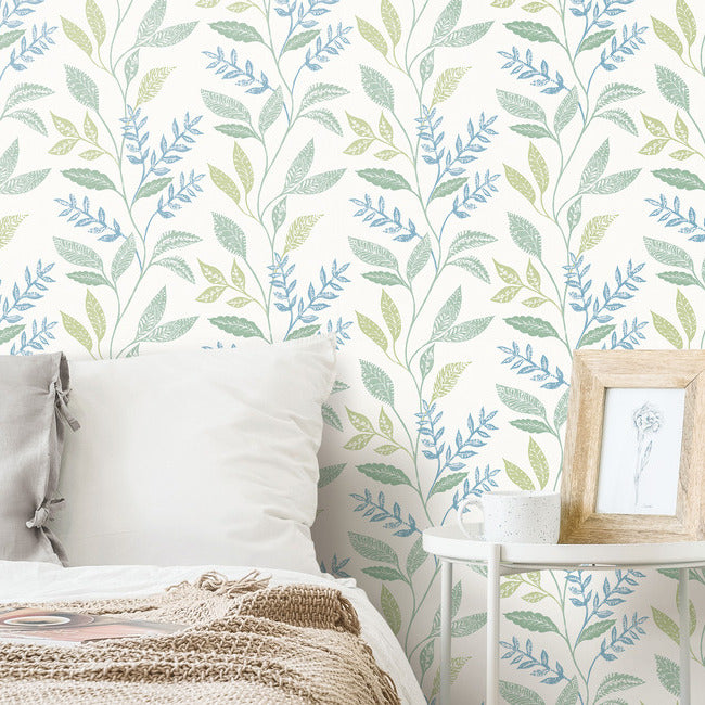 Cottage Vine Peel & Stick Wallpaper Peel and Stick Wallpaper RoomMates   