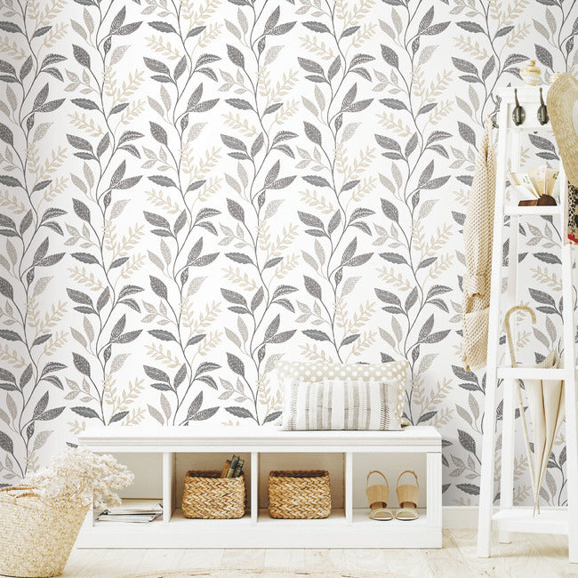 Cottage Vine Peel & Stick Wallpaper Peel and Stick Wallpaper RoomMates   