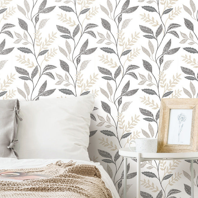 Cottage Vine Peel & Stick Wallpaper Peel and Stick Wallpaper RoomMates   