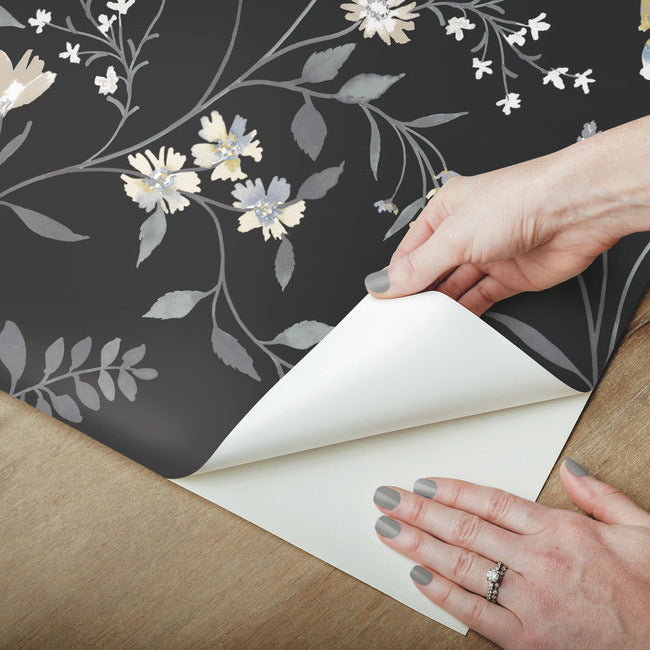 Meadow Mix Peel & Stick Wallpaper Peel and Stick Wallpaper RoomMates   