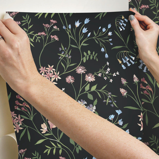 Meadow Mix Peel & Stick Wallpaper Peel and Stick Wallpaper RoomMates   