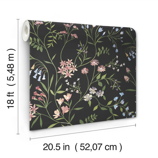 Meadow Mix Peel & Stick Wallpaper Peel and Stick Wallpaper RoomMates   