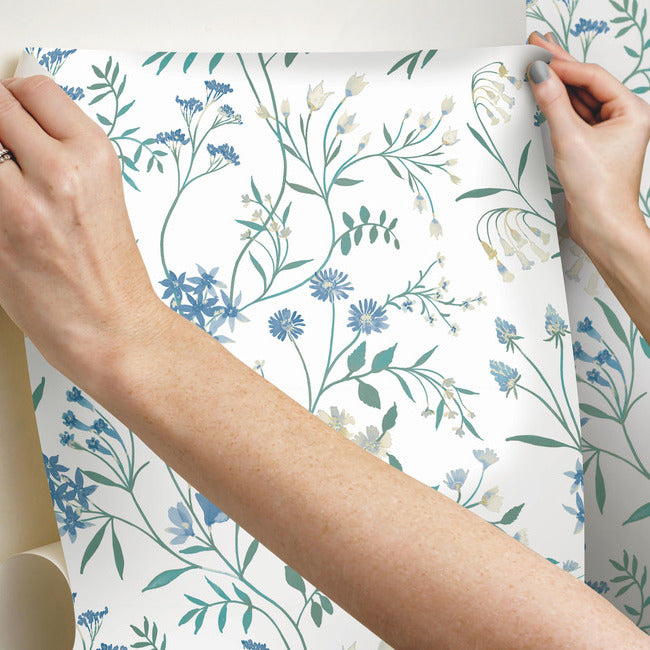 Meadow Mix Peel & Stick Wallpaper Peel and Stick Wallpaper RoomMates   