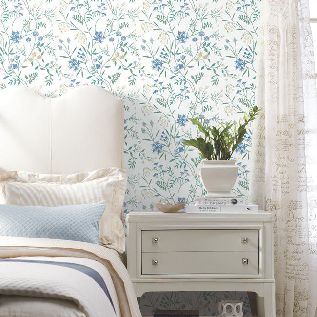 Meadow Mix Peel & Stick Wallpaper Peel and Stick Wallpaper RoomMates   