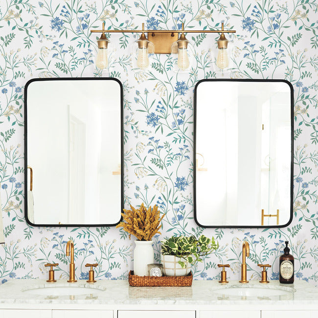 Meadow Mix Peel & Stick Wallpaper Peel and Stick Wallpaper RoomMates   