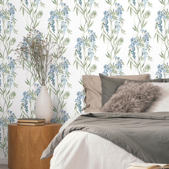 Nouveaux Wisteria Peel & Stick Wallpaper Peel and Stick Wallpaper RoomMates   