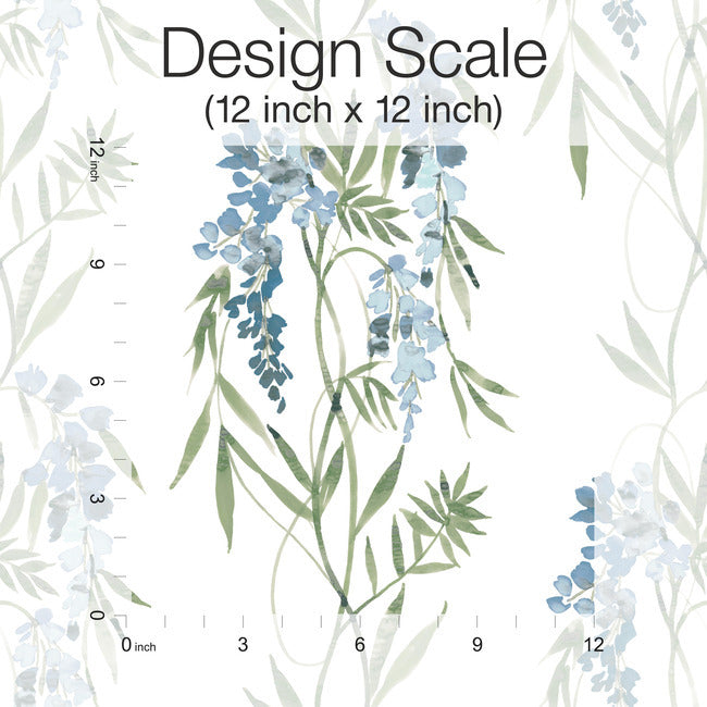 Nouveaux Wisteria Peel & Stick Wallpaper Peel and Stick Wallpaper RoomMates   