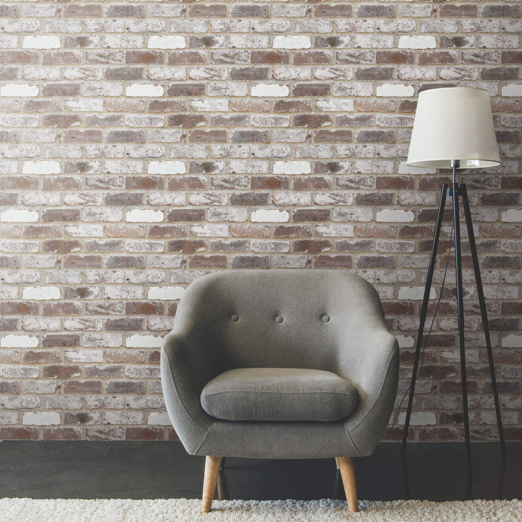 Reclaimed Brick Peel and Stick Wallpaper Peel and Stick Wallpaper RoomMates   