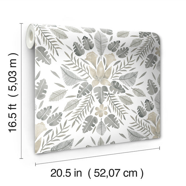 Cat Coquillette Tropical Peel & Stick Wallpaper Peel and Stick Wallpaper RoomMates   