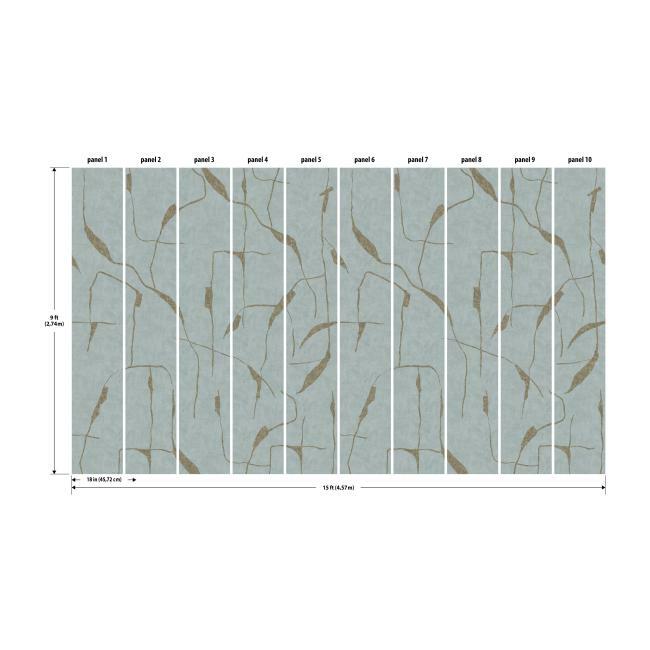 Nikki Chu Ivory Coast Peel & Stick Wallpaper Mural Wall Murals RoomMates   