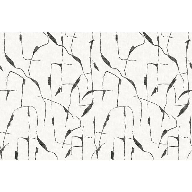Nikki Chu Ivory Coast Peel & Stick Wallpaper Mural Wall Murals RoomMates Mural Grey/Black 