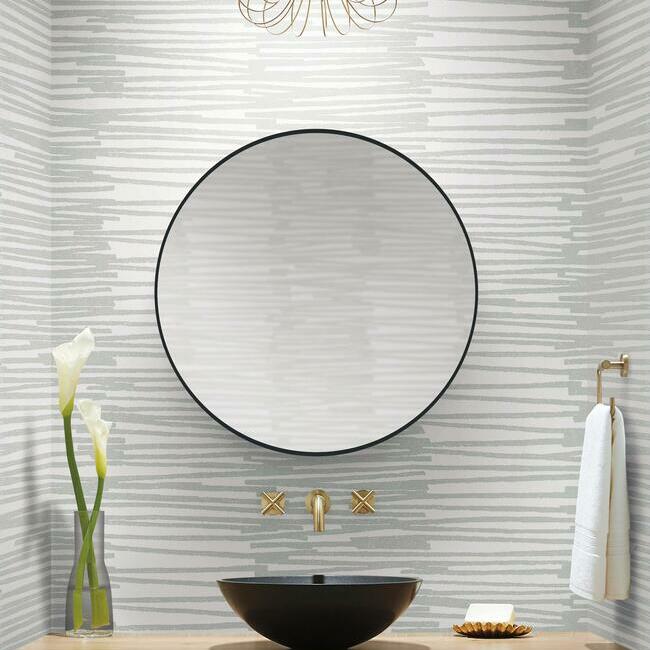 Nikki Chu Burundi Thatch Peel and Stick Wallpaper Peel and Stick Wallpaper RoomMates   