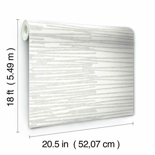 Nikki Chu Burundi Thatch Peel and Stick Wallpaper Peel and Stick Wallpaper RoomMates   