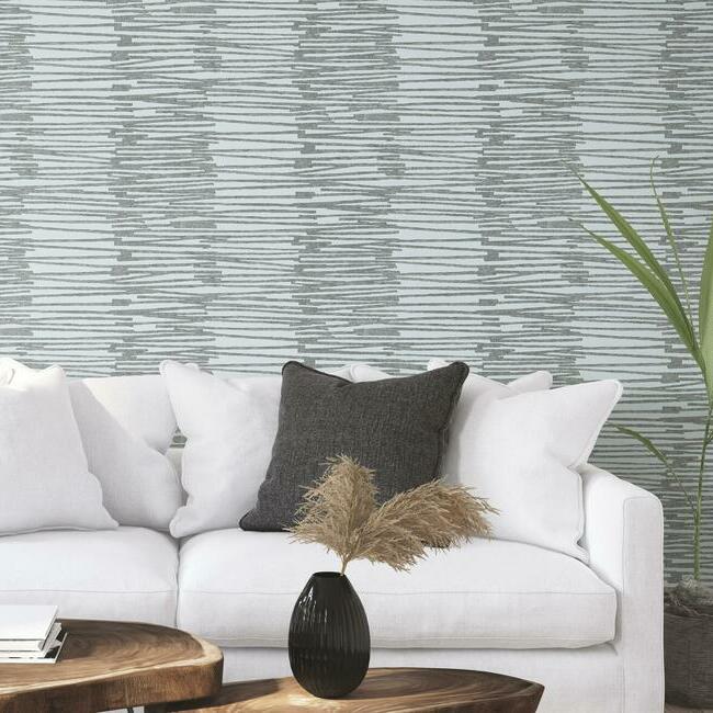 Nikki Chu Burundi Thatch Peel and Stick Wallpaper Peel and Stick Wallpaper RoomMates   