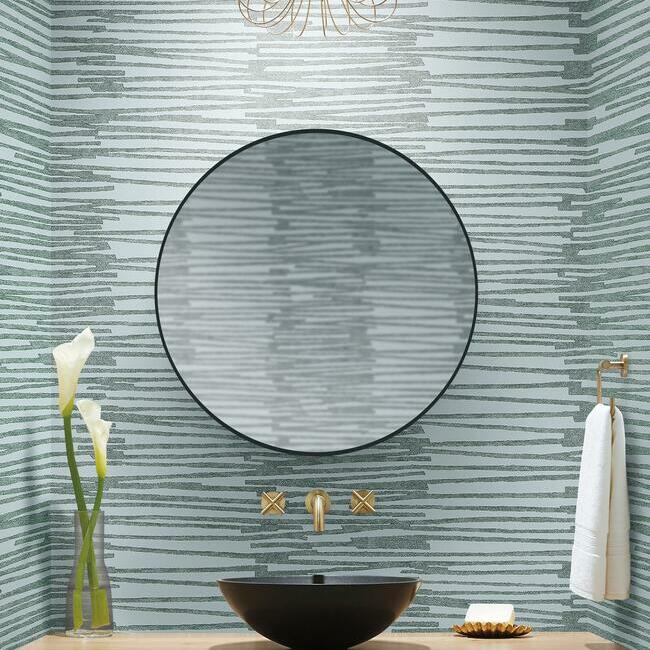 Nikki Chu Burundi Thatch Peel and Stick Wallpaper Peel and Stick Wallpaper RoomMates   