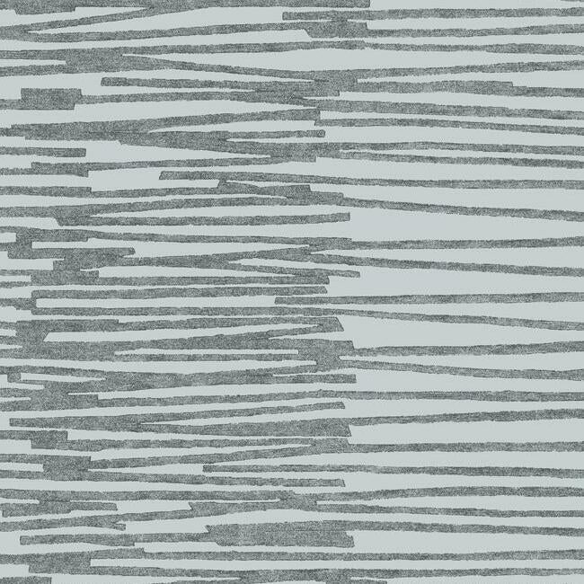 Nikki Chu Burundi Thatch Peel and Stick Wallpaper Peel and Stick Wallpaper RoomMates Roll Grey 