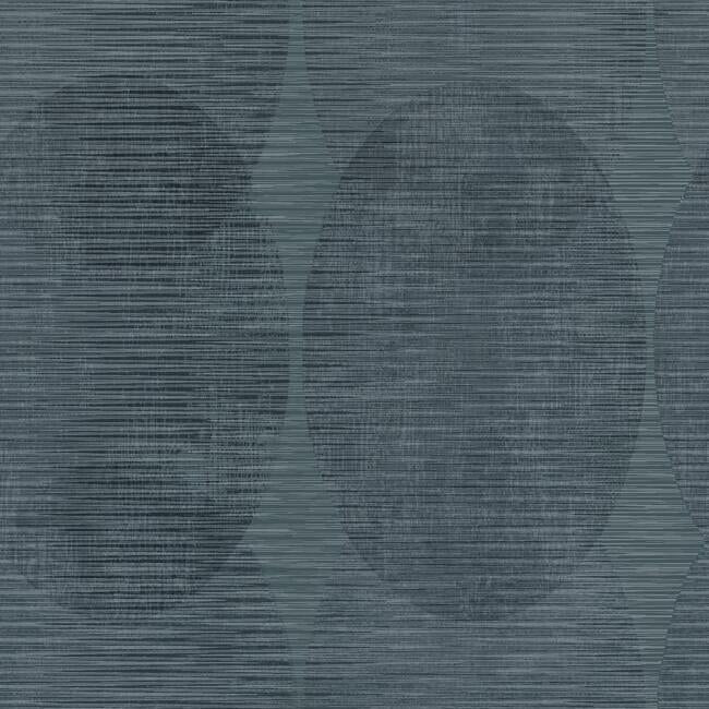 Nikki Chu Sahara Peel and Stick Wallpaper Peel and Stick Wallpaper RoomMates Roll Blue/Indigo 