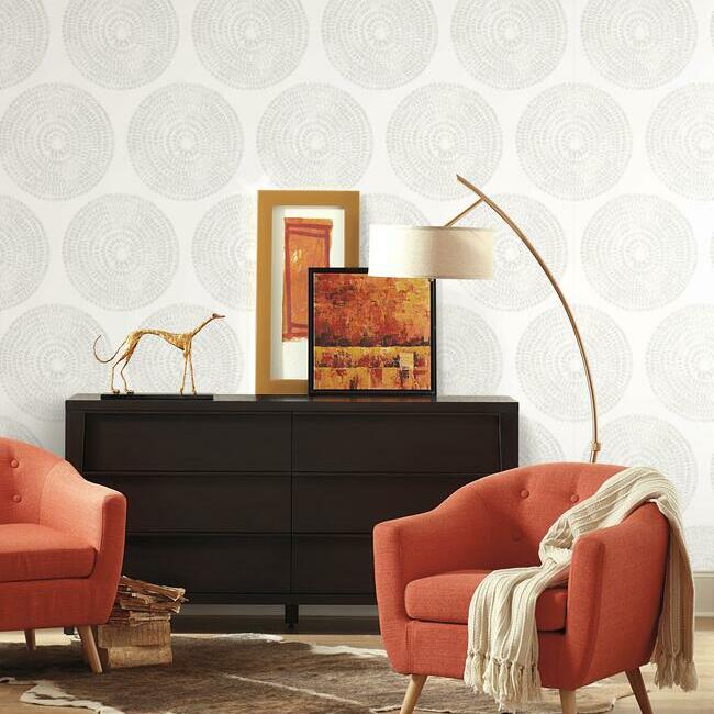 Nikki Chu Medali Peel & Stick Wallpaper Peel and Stick Wallpaper RoomMates   