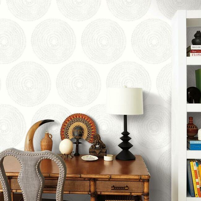 Nikki Chu Medali Peel & Stick Wallpaper Peel and Stick Wallpaper RoomMates   