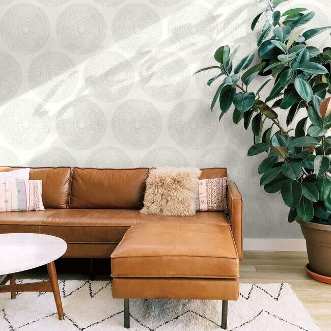 Nikki Chu Medali Peel & Stick Wallpaper Peel and Stick Wallpaper RoomMates   