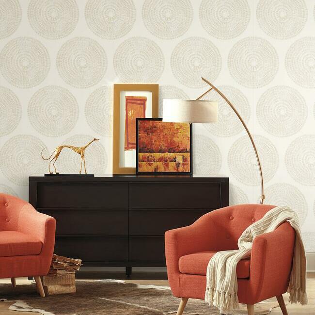 Nikki Chu Medali Peel & Stick Wallpaper Peel and Stick Wallpaper RoomMates   