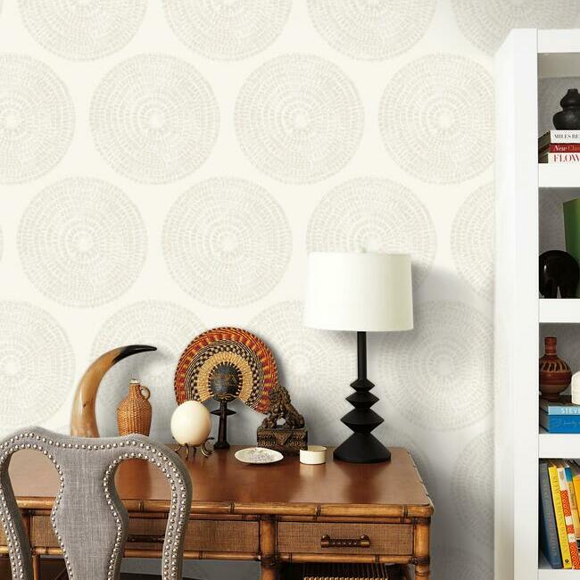 Nikki Chu Medali Peel & Stick Wallpaper Peel and Stick Wallpaper RoomMates   