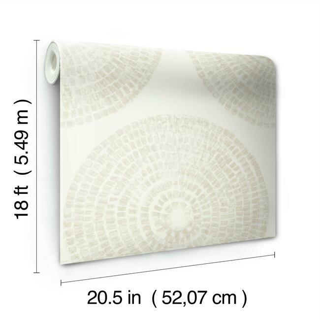 Nikki Chu Medali Peel & Stick Wallpaper Peel and Stick Wallpaper RoomMates   