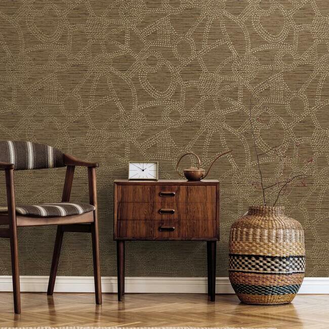 Nikki Chu Amhara Peel and Stick Wallpaper Peel and Stick Wallpaper RoomMates   