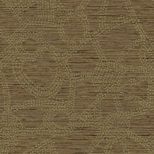 Nikki Chu Amhara Peel and Stick Wallpaper Peel and Stick Wallpaper RoomMates Roll Brown 