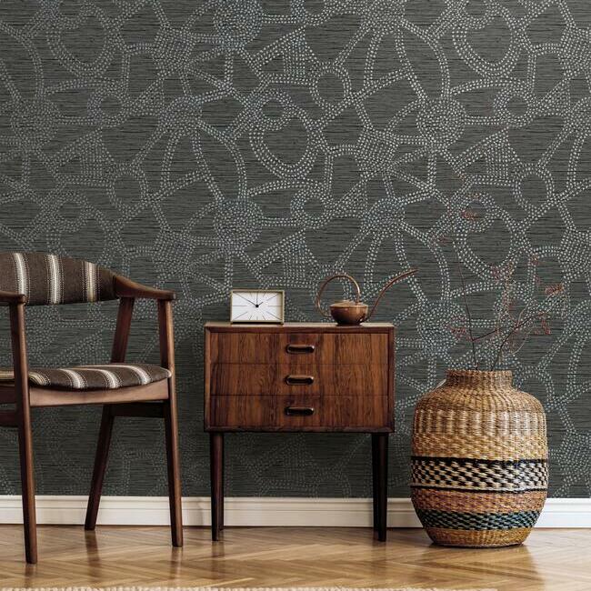 Nikki Chu Amhara Peel and Stick Wallpaper Peel and Stick Wallpaper RoomMates   