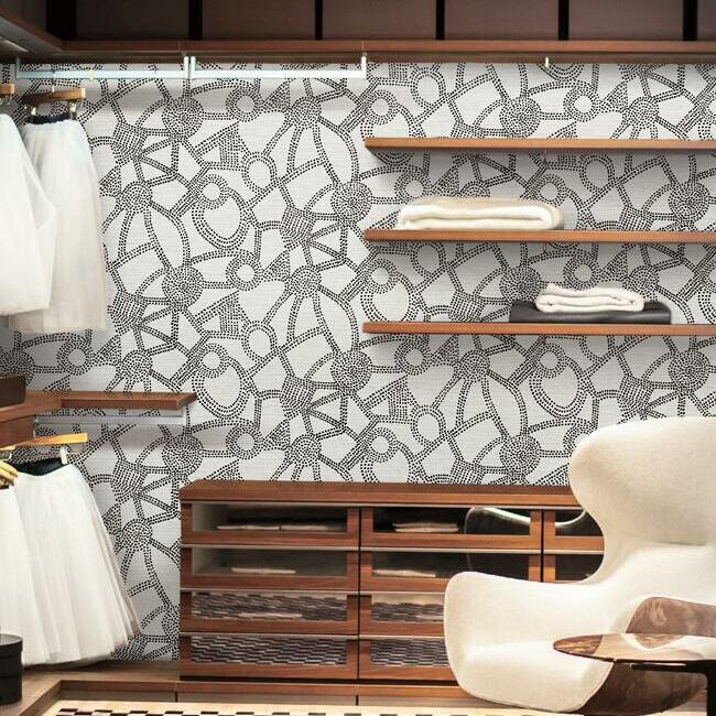 Nikki Chu Amhara Peel and Stick Wallpaper Peel and Stick Wallpaper RoomMates   