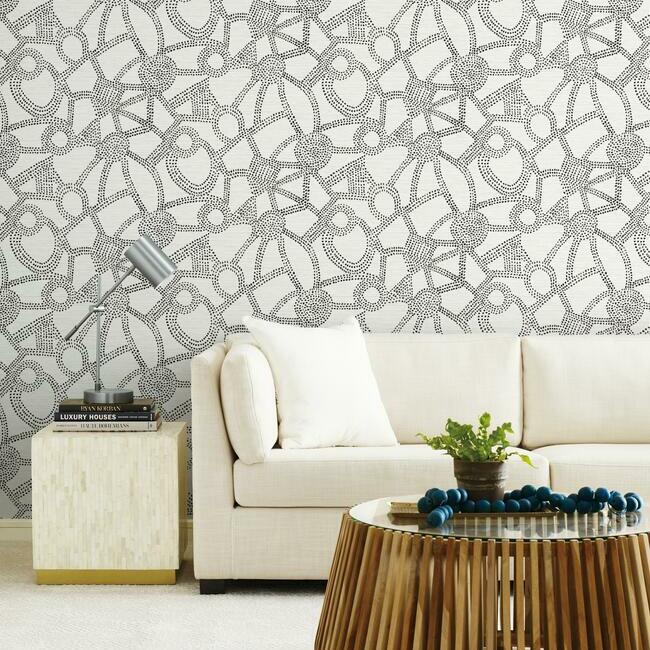 Nikki Chu Amhara Peel and Stick Wallpaper Peel and Stick Wallpaper RoomMates   