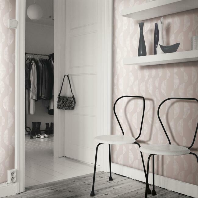 Nikki Chu Seychelles Wave Peel and Stick Wallpaper Peel and Stick Wallpaper RoomMates   