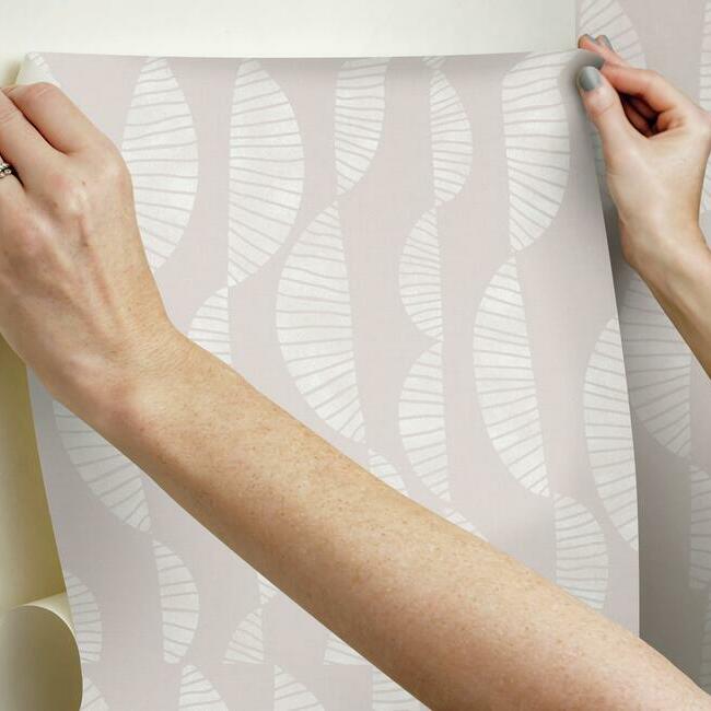 Nikki Chu Seychelles Wave Peel and Stick Wallpaper Peel and Stick Wallpaper RoomMates   