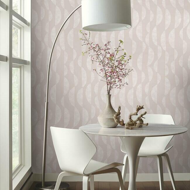 Nikki Chu Seychelles Wave Peel and Stick Wallpaper Peel and Stick Wallpaper RoomMates   