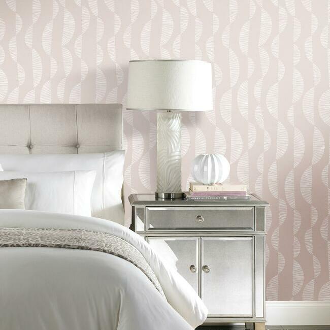 Nikki Chu Seychelles Wave Peel and Stick Wallpaper Peel and Stick Wallpaper RoomMates   