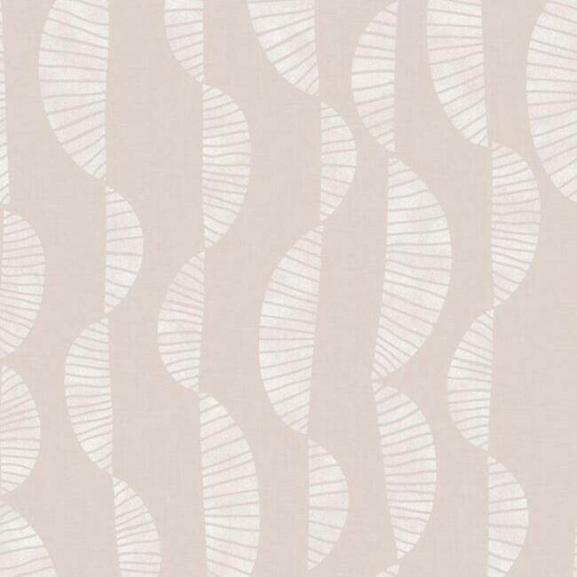 Nikki Chu Seychelles Wave Peel and Stick Wallpaper Peel and Stick Wallpaper RoomMates Roll Pink 