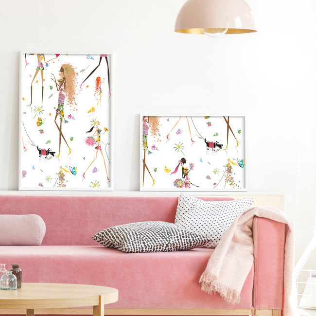 Fun Chic Peel & Stick Wallpaper Peel and Stick Wallpaper RoomMates   