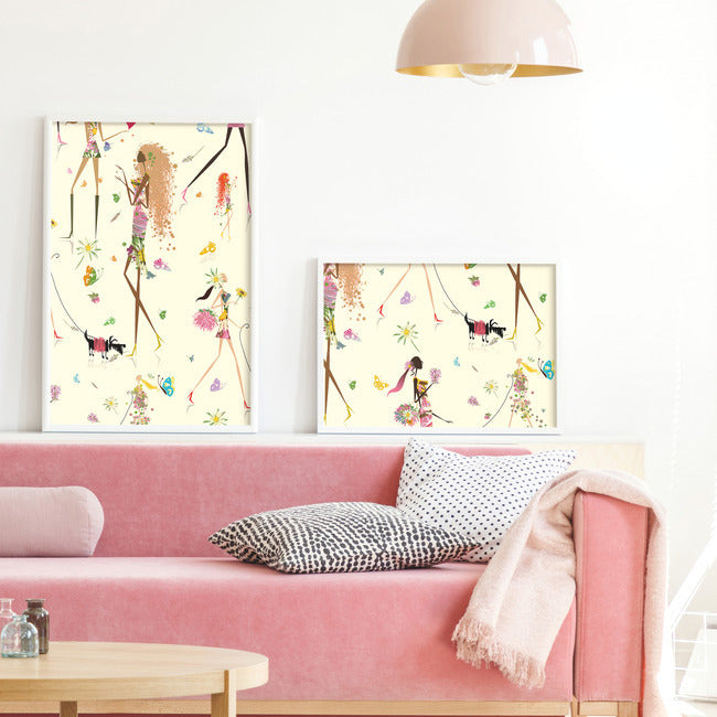 Fun Chic Peel & Stick Wallpaper Peel and Stick Wallpaper RoomMates   