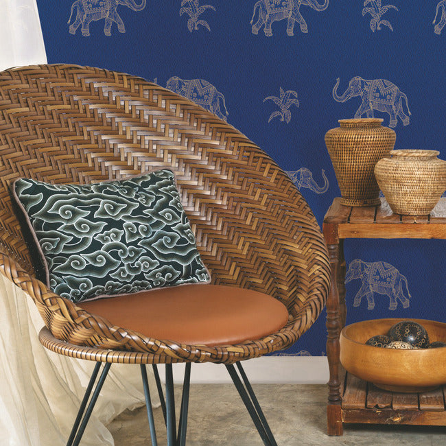 Elephant Walk Peel & Stick Wallpaper Peel and Stick Wallpaper RoomMates   