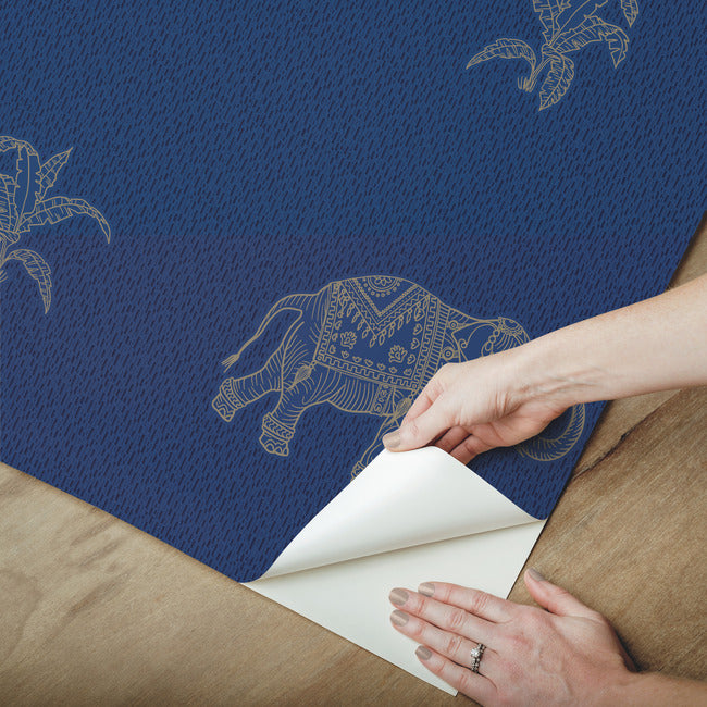 Elephant Walk Peel & Stick Wallpaper Peel and Stick Wallpaper RoomMates   