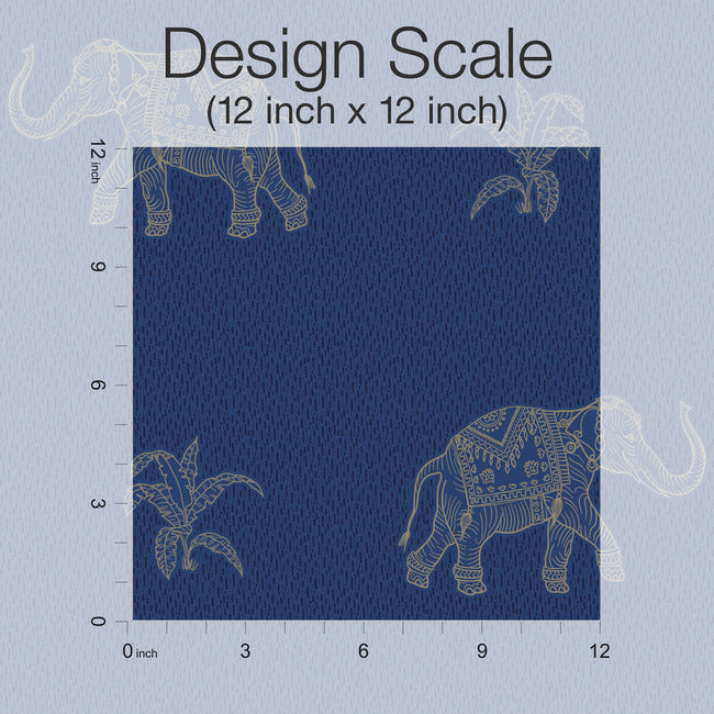 Elephant Walk Peel & Stick Wallpaper Peel and Stick Wallpaper RoomMates   