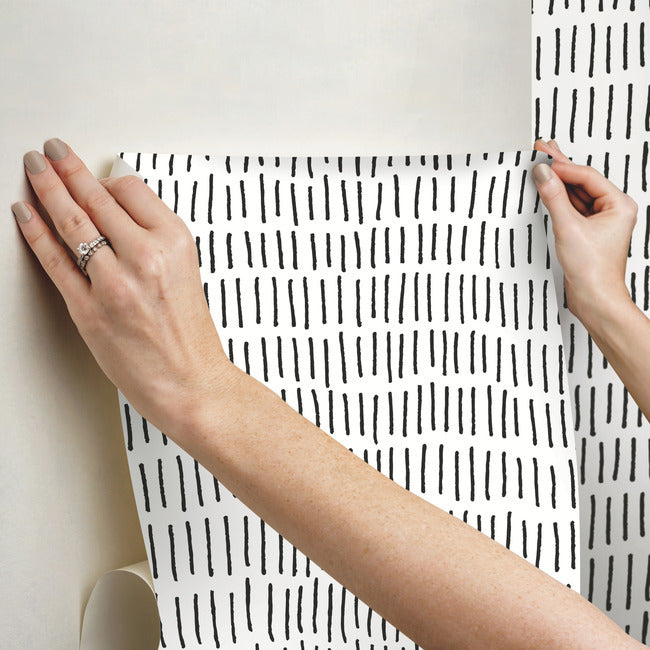 Tick Mark Peel and Stick Wallpaper Peel and Stick Wallpaper RoomMates   