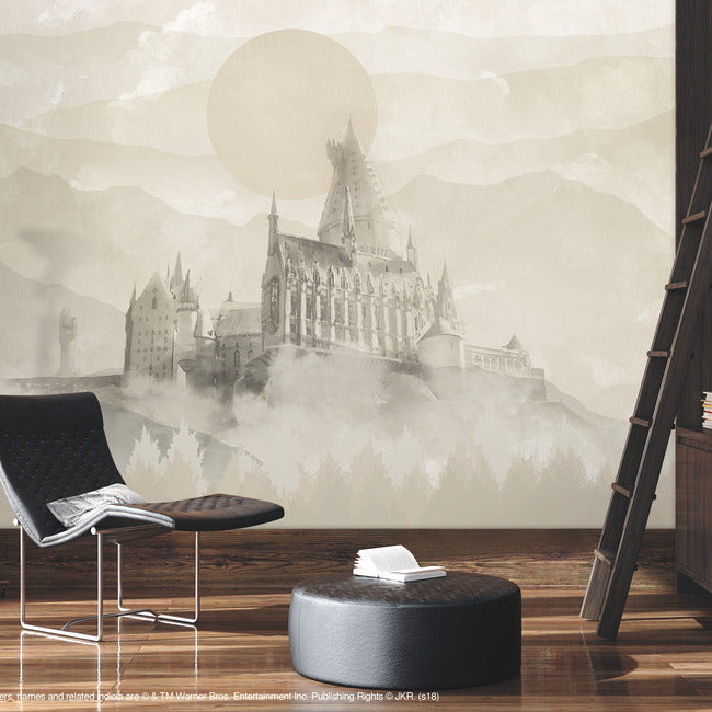 Harry Potter Hogwarts Castle Peel & Stick Wallpaper Mural Wall Murals RoomMates   