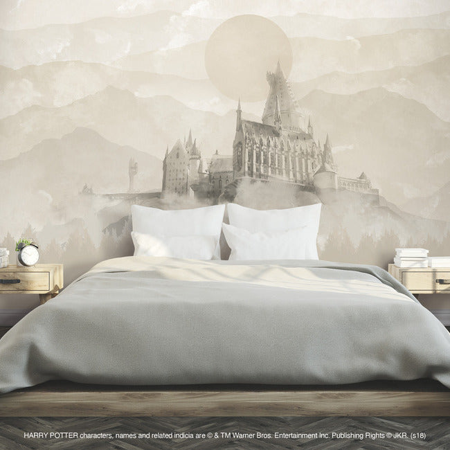 Harry Potter Hogwarts Castle Peel & Stick Wallpaper Mural Wall Murals RoomMates   