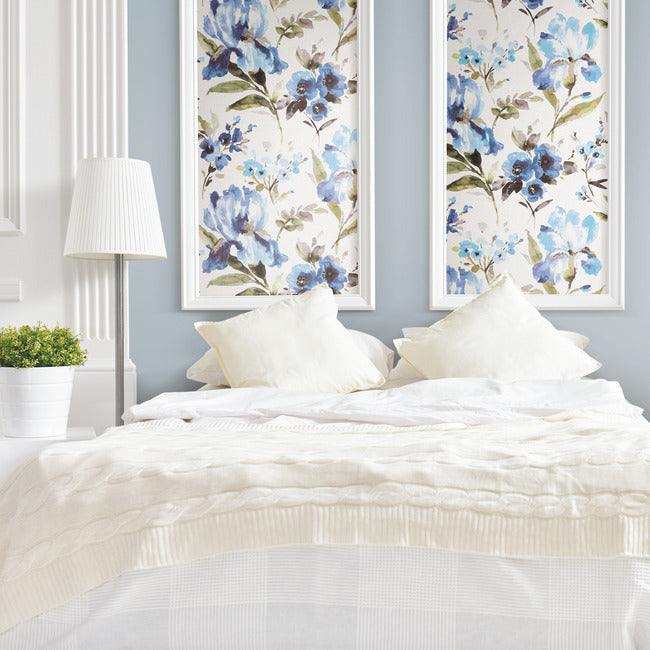 Iris Peel & Stick Wallpaper Peel and Stick Wallpaper RoomMates   