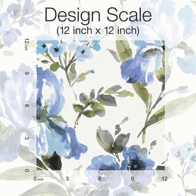 Iris Peel & Stick Wallpaper Peel and Stick Wallpaper RoomMates   