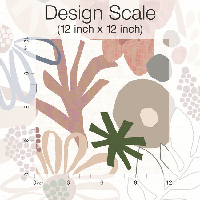 Mr. Kate Desert Floral Peel & Stick Wallpaper Peel and Stick Wallpaper RoomMates   